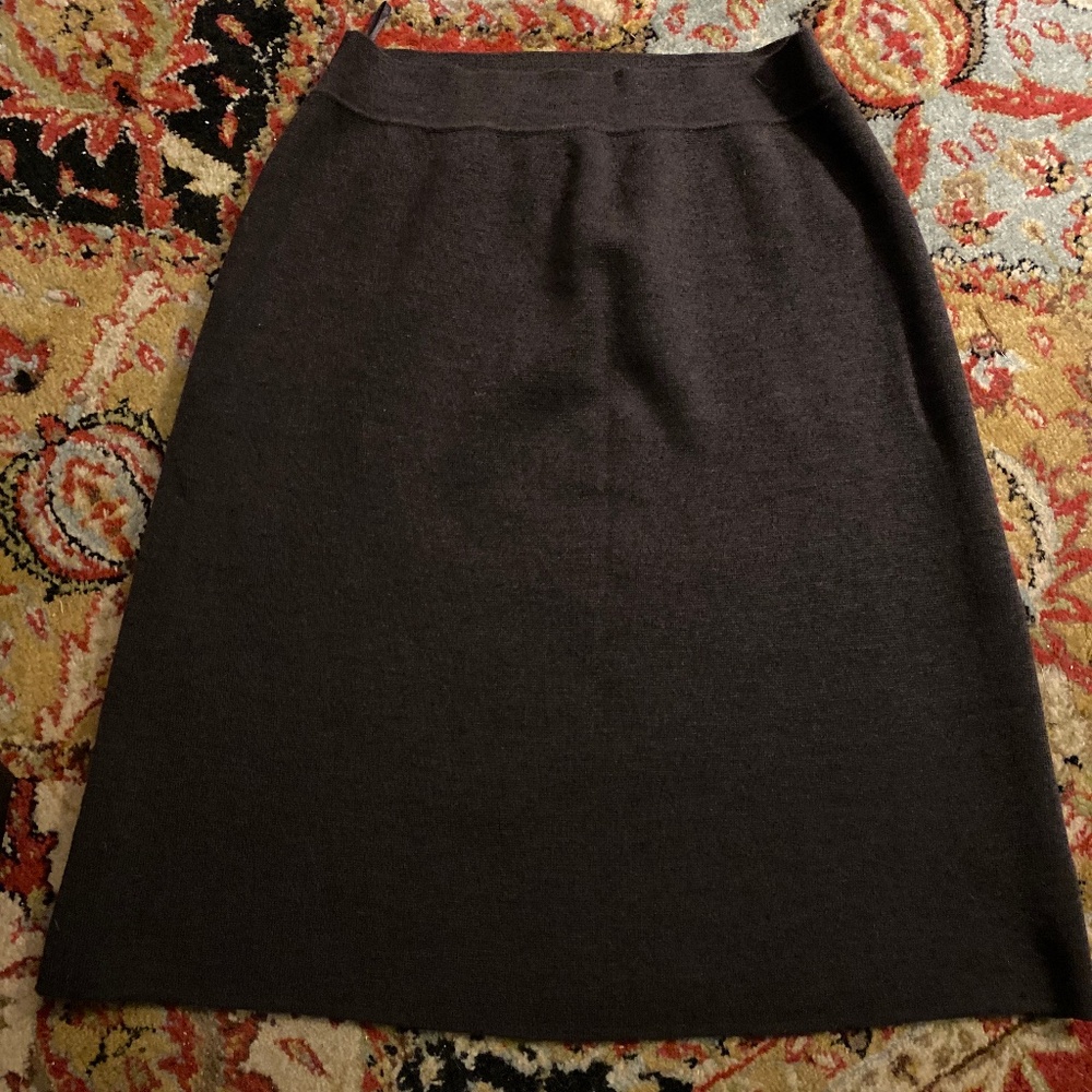 New Eileen Fisher Italian Wool Clove Skirt ~ XL - Picture 2 of 6